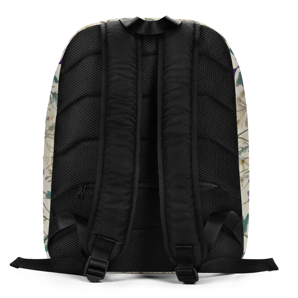 Dusk Botanica on Minimalist Backpack — Back