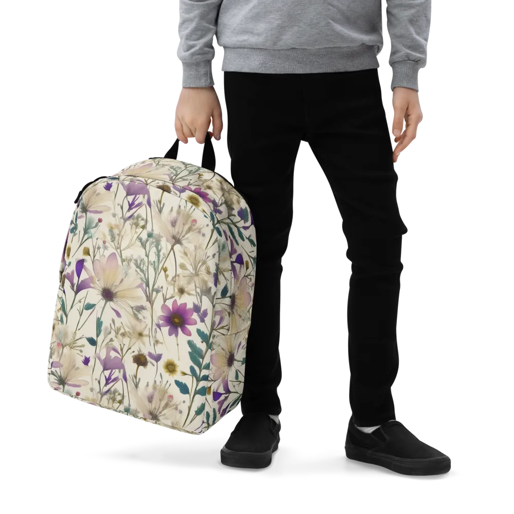 Dusk Botanica on Minimalist Backpack — Zoomed-in
