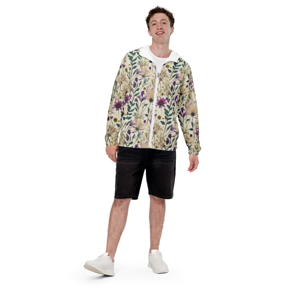 Dusk Botanica on Men's Windbreaker — Front
