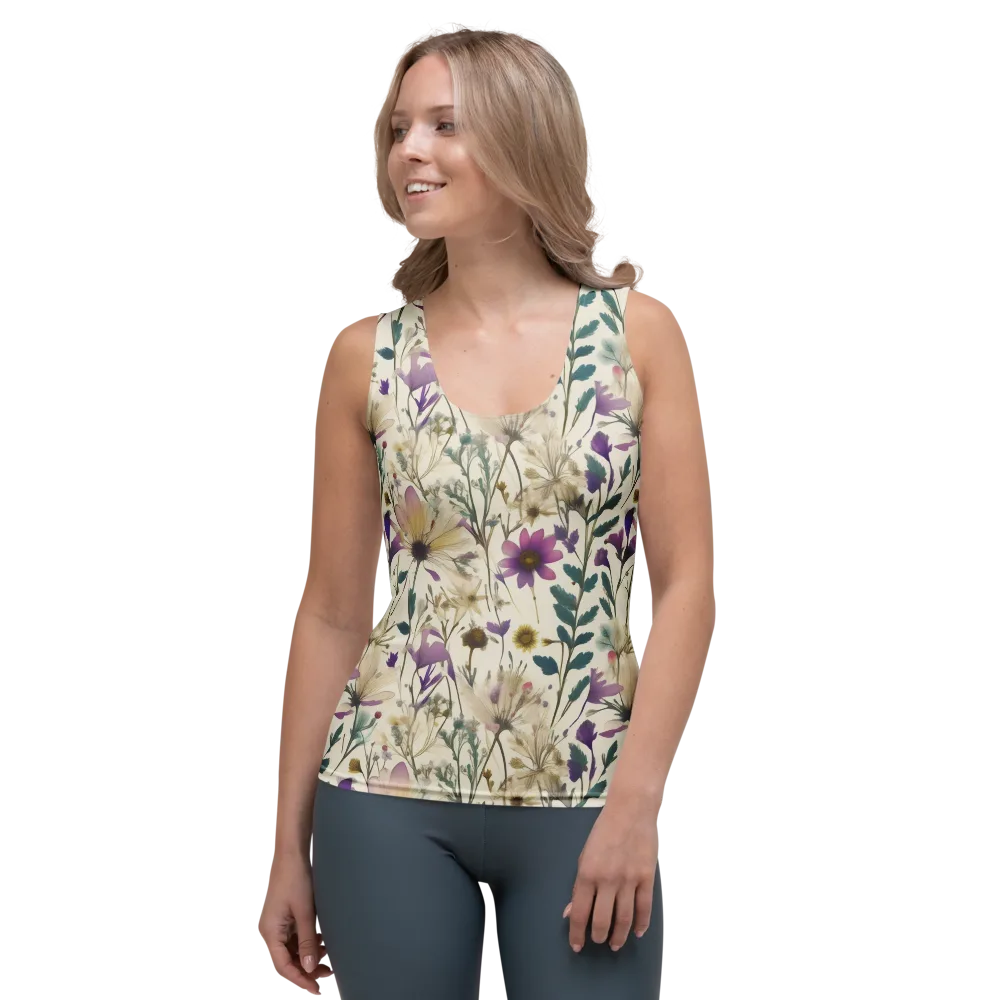 Dusk Botanica on Women's Tank Top — Front