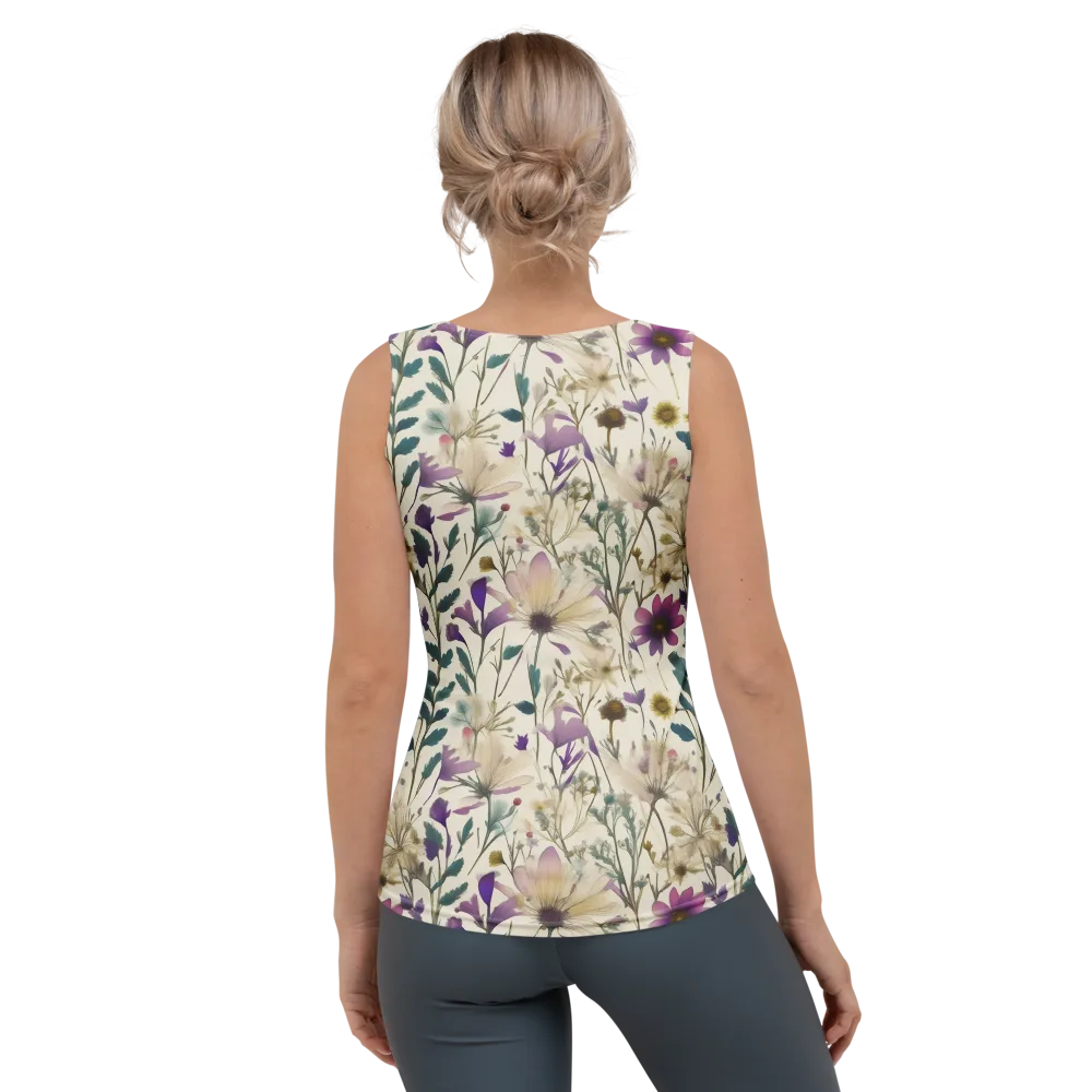 Dusk Botanica on Women's Tank Top — Back