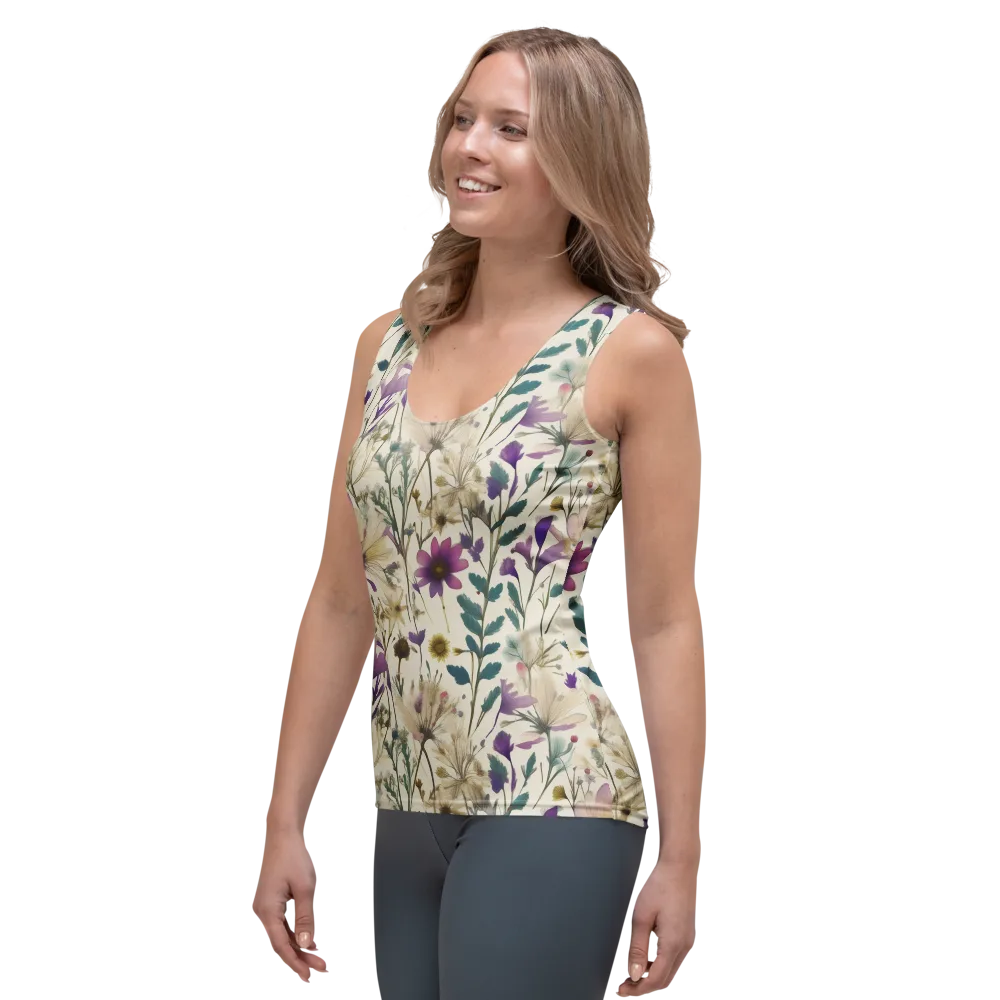 Dusk Botanica on Women's Tank Top — Left Front