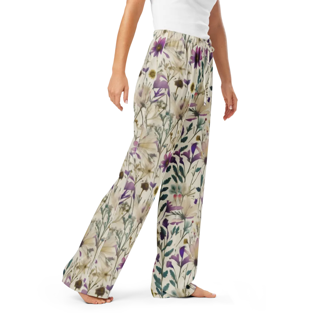 Dusk Botanica on Women's Pajama Pants — Right Front