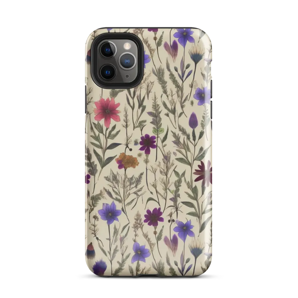 Wildflower Herbarium on Tough Case for iPhone® — Front