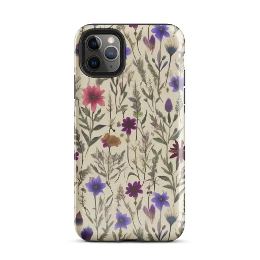 Wildflower Herbarium on a Tough Case for iPhone®