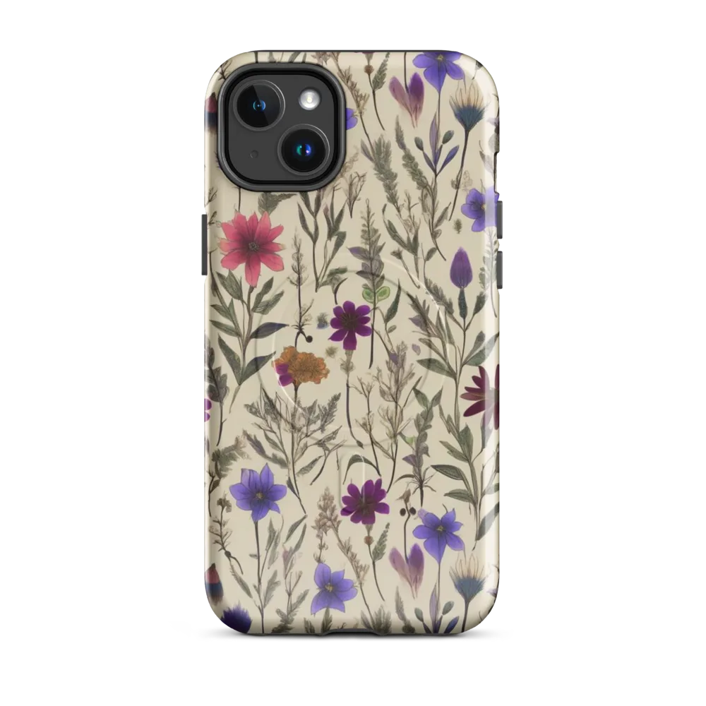 Wildflower Herbarium on MagSafe Tough Case for iPhone® — Front
