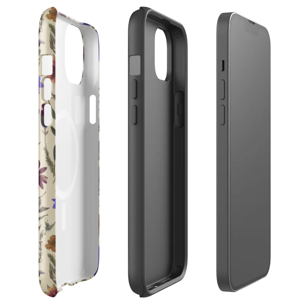 Wildflower Herbarium on MagSafe Tough Case for iPhone® — Front