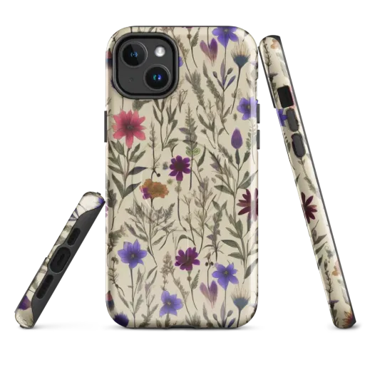 Wildflower Herbarium on a MagSafe Tough Case for iPhone®