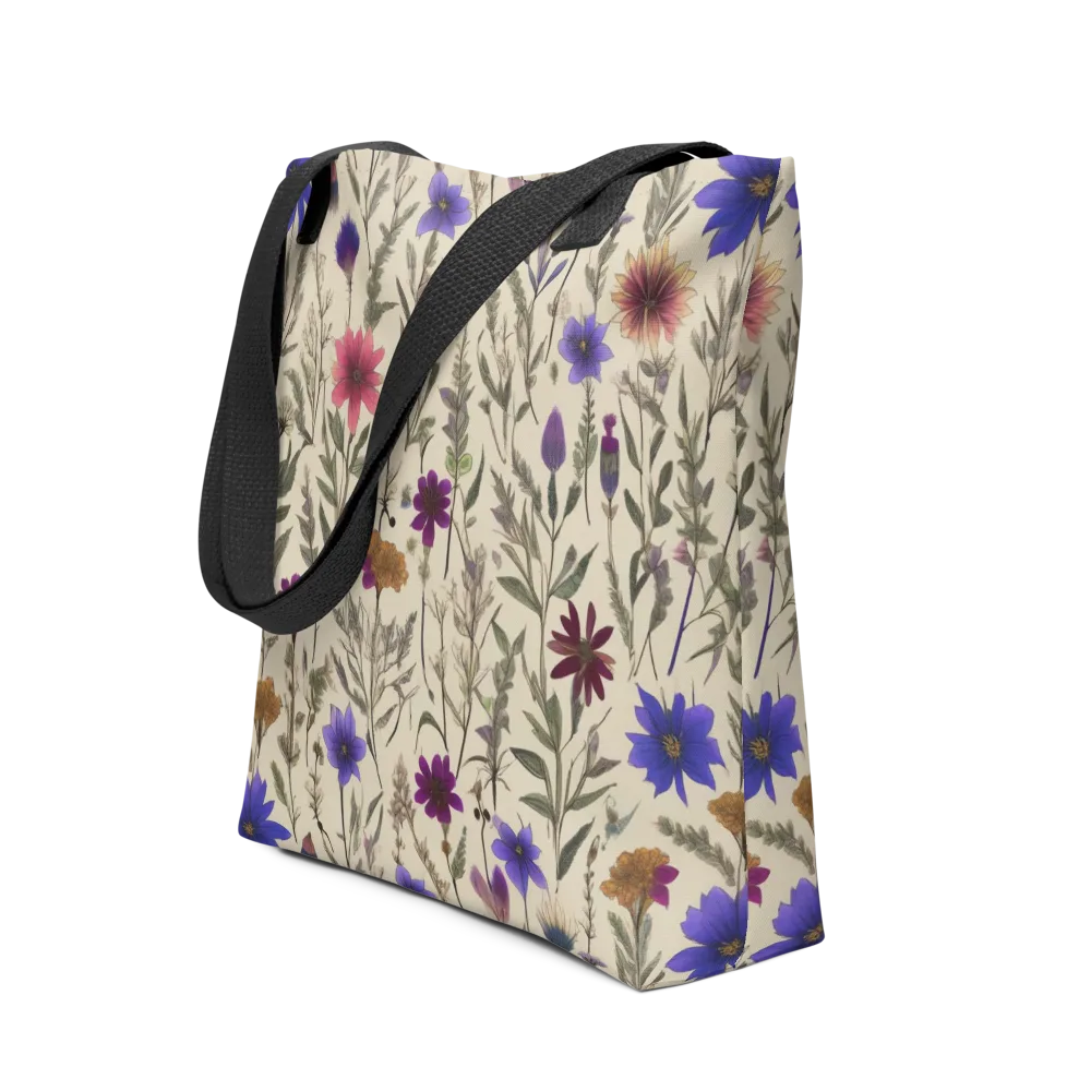 Wildflower Herbarium on Tote Bag — Front