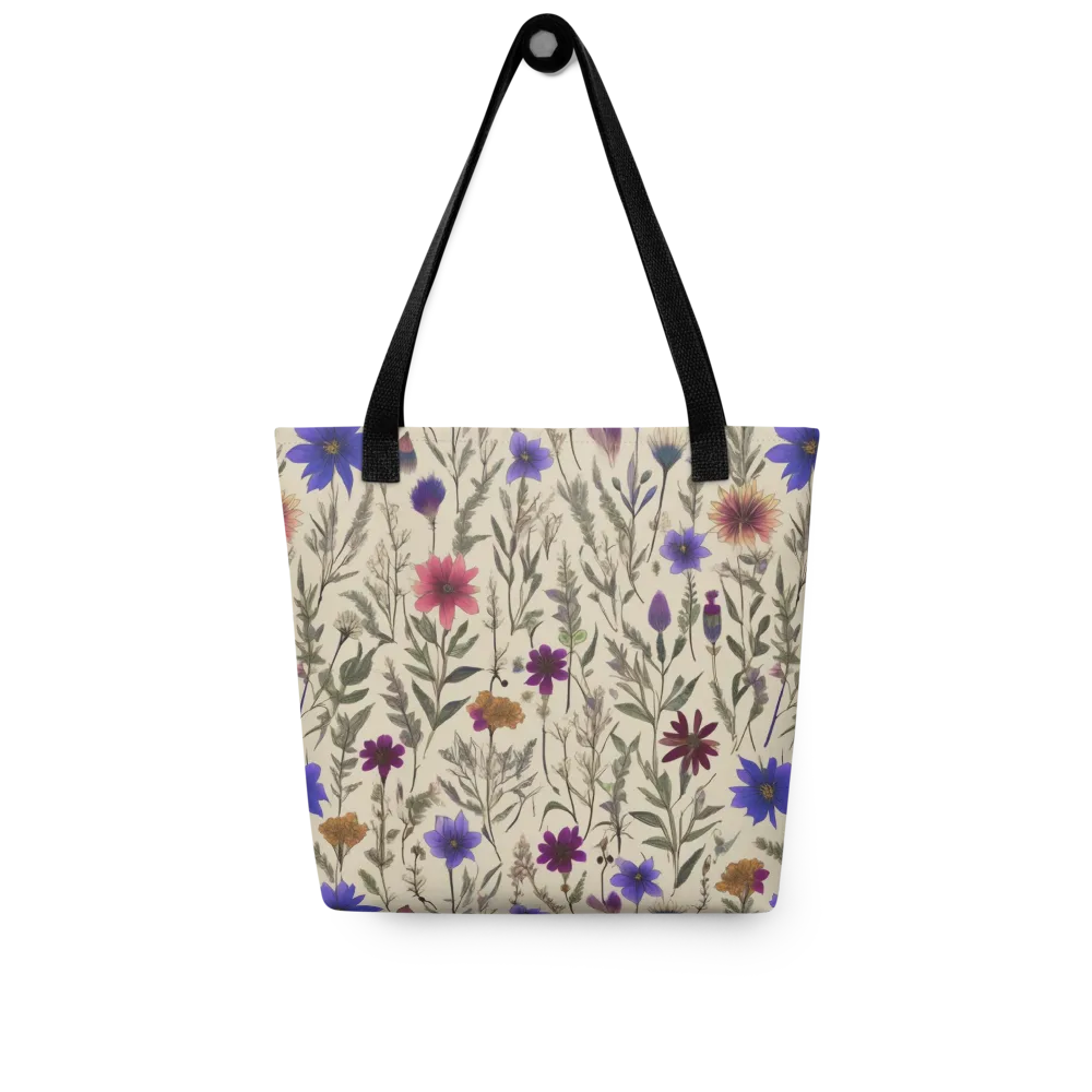 Wildflower Herbarium on Tote Bag — Front