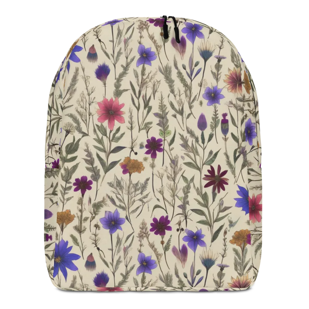 Wildflower Herbarium on Minimalist Backpack — Front