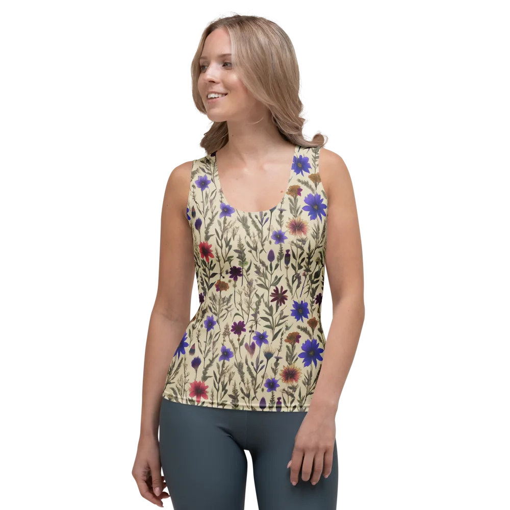 Wildflower Herbarium on Women's Tank Top — Front