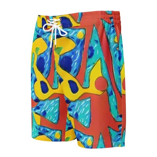 Aqua Uproar on a Men's Board Shorts