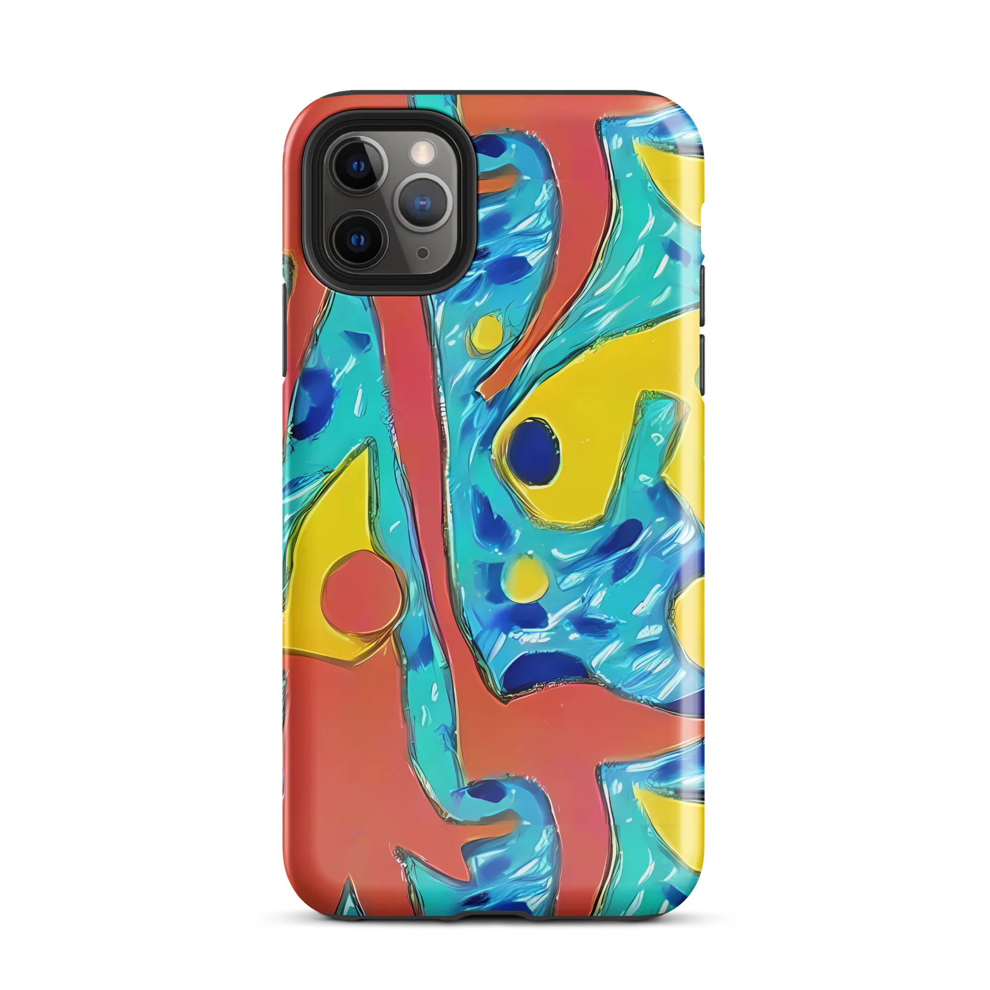Aqua Uproar on Tough Case for iPhone® — Front