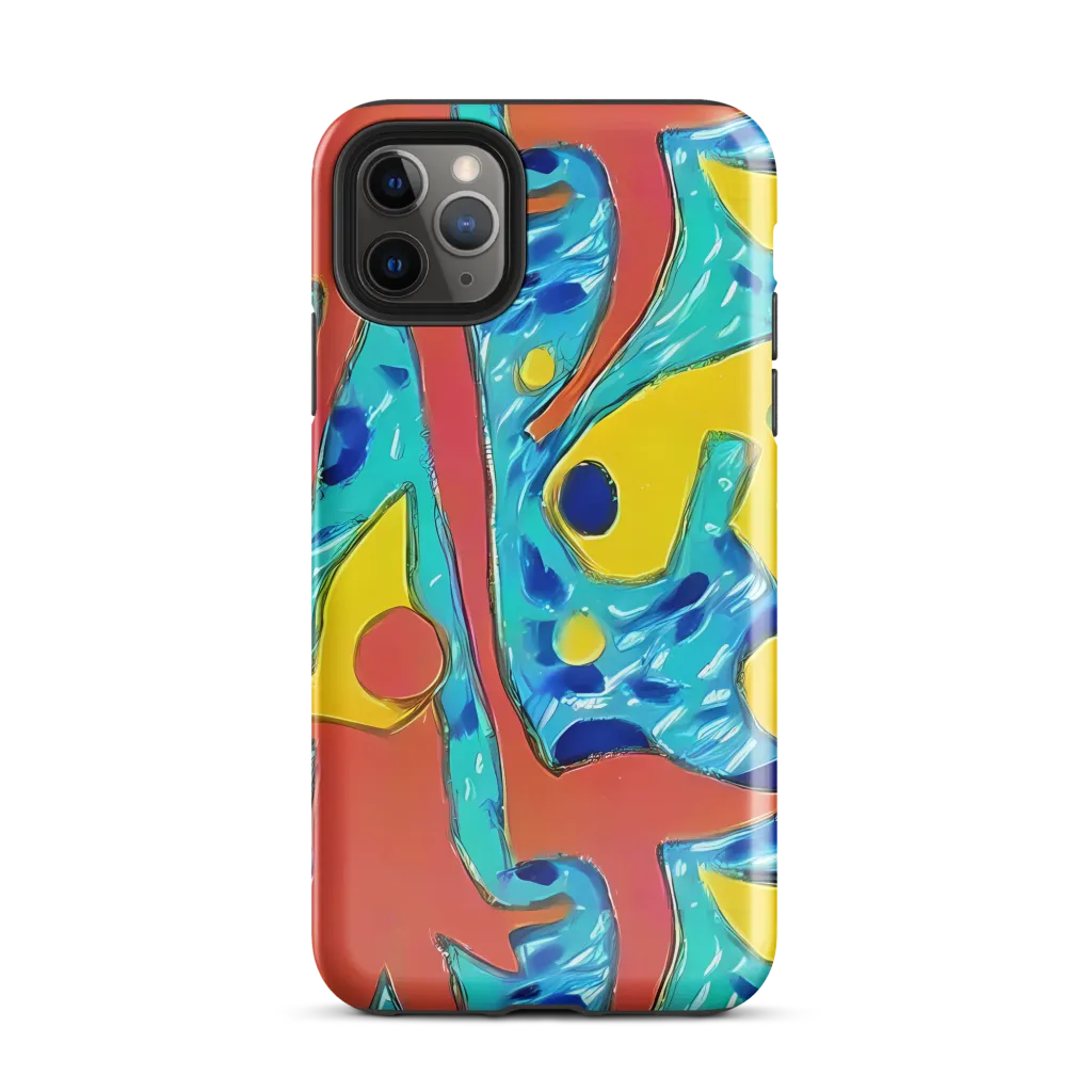 Aqua Uproar on Tough Case for iPhone® — Front
