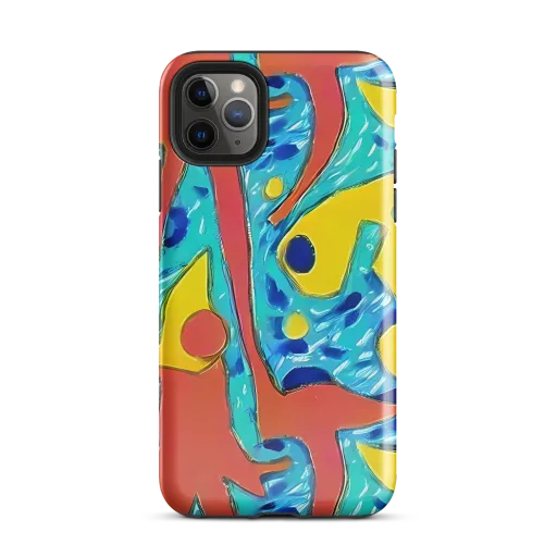 Aqua Uproar on a Tough Case for iPhone®