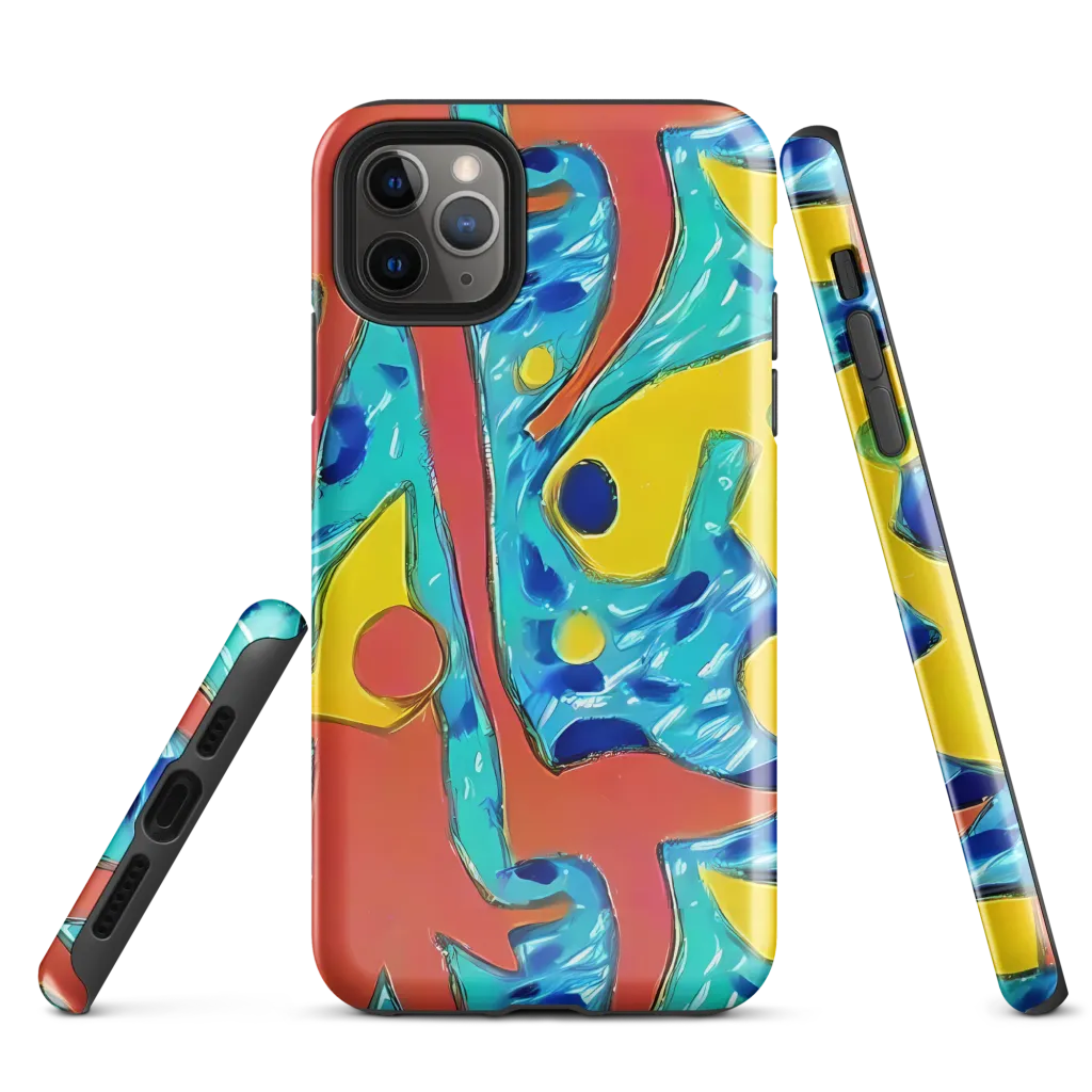 Aqua Uproar on Tough Case for iPhone® — Front