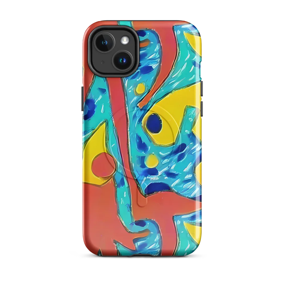 Aqua Uproar on MagSafe Tough Case for iPhone® — Front