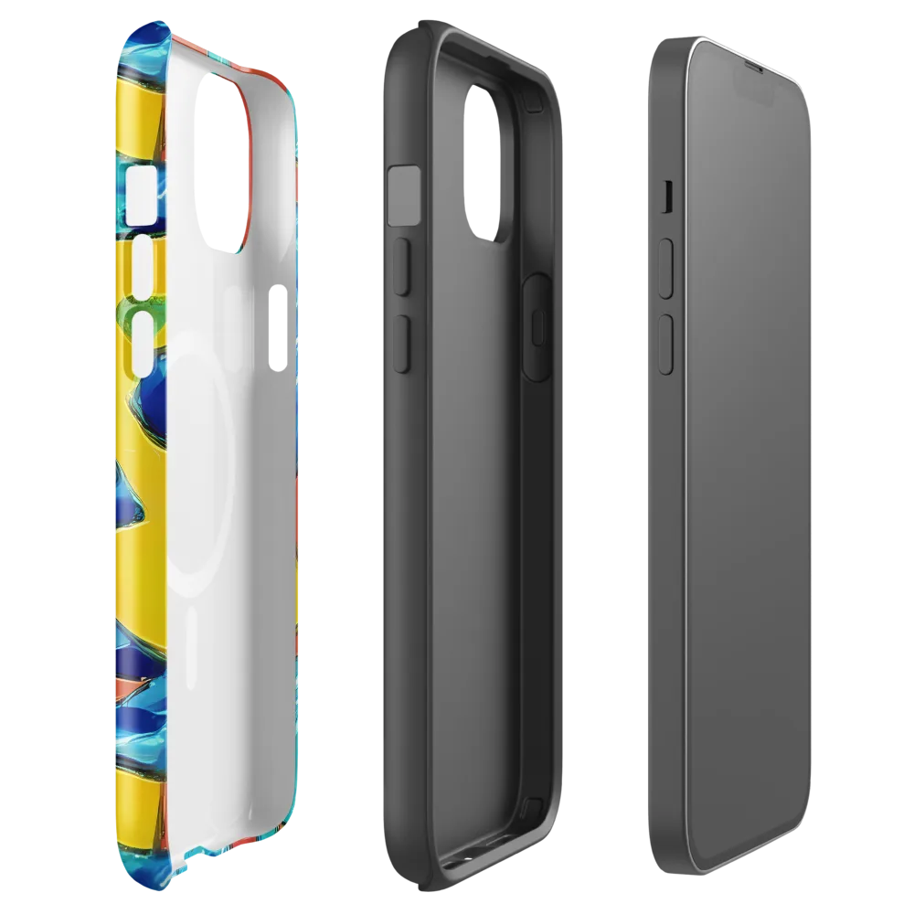 Aqua Uproar on MagSafe Tough Case for iPhone® — Front