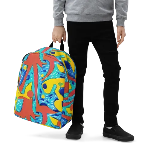 Aqua Uproar on a Minimalist Backpack