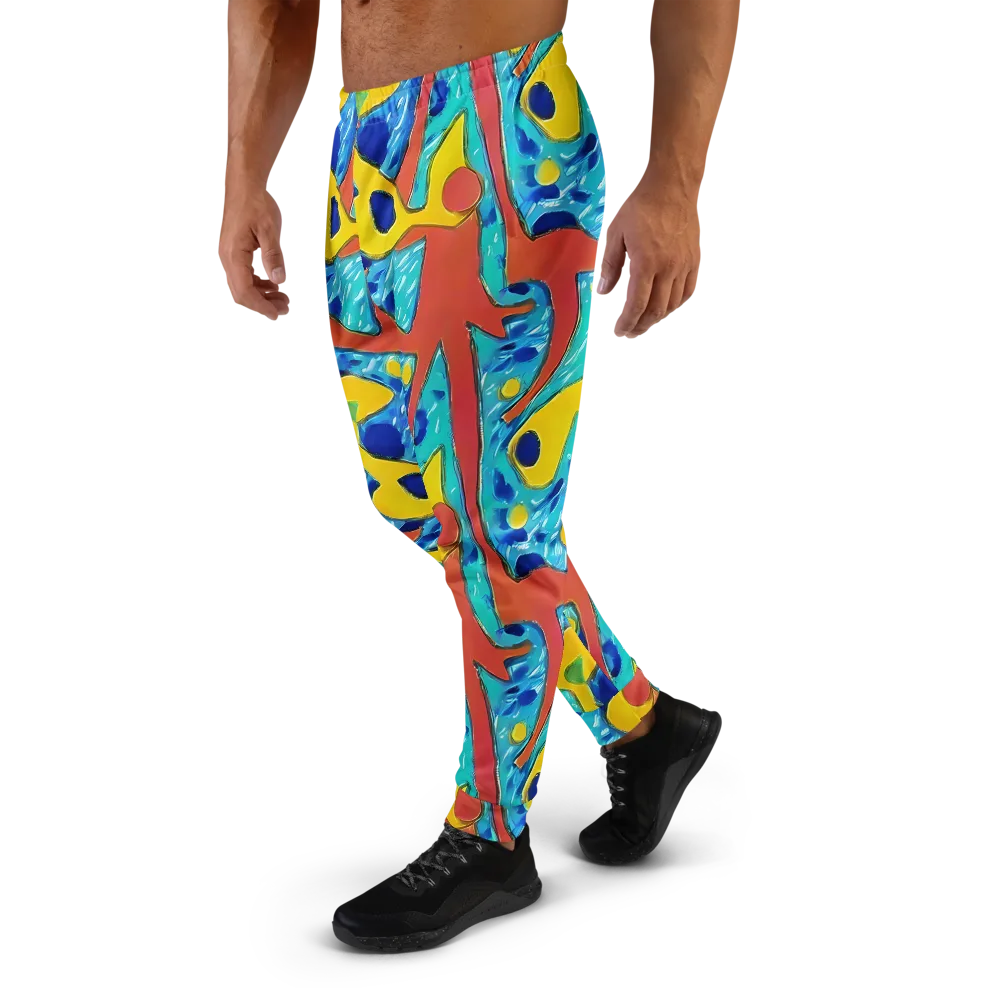 Aqua Uproar on Men's Joggers — Left
