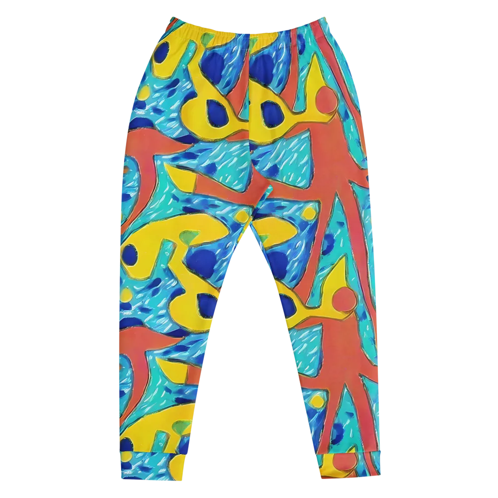 Aqua Uproar on Men's Joggers — Front