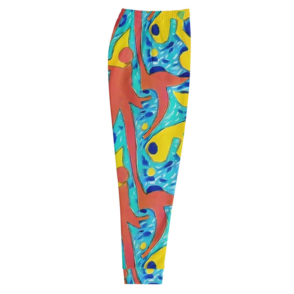 Aqua Uproar on Men's Joggers — Right