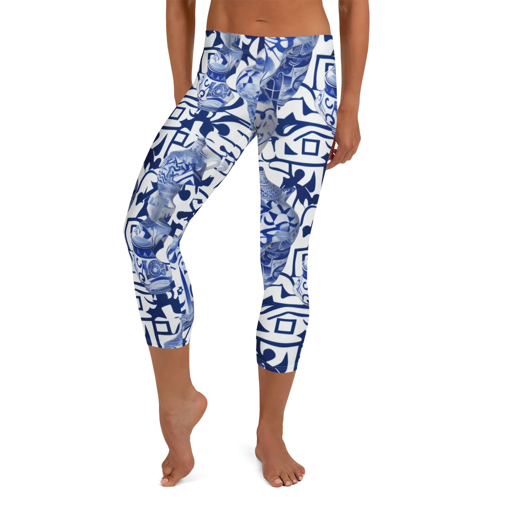 Cobalt Ceramics on Capri Leggings — Front