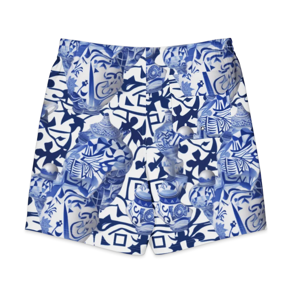 Cobalt Ceramics on Men's Board Shorts — Back