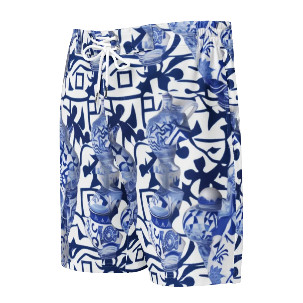 Cobalt Ceramics on Men's Board Shorts — Front