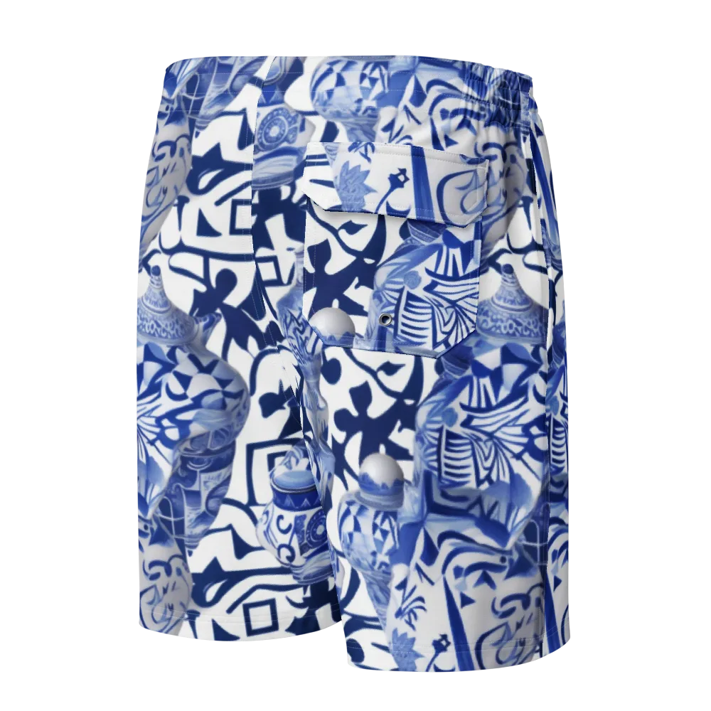 Cobalt Ceramics on Men's Board Shorts — Back