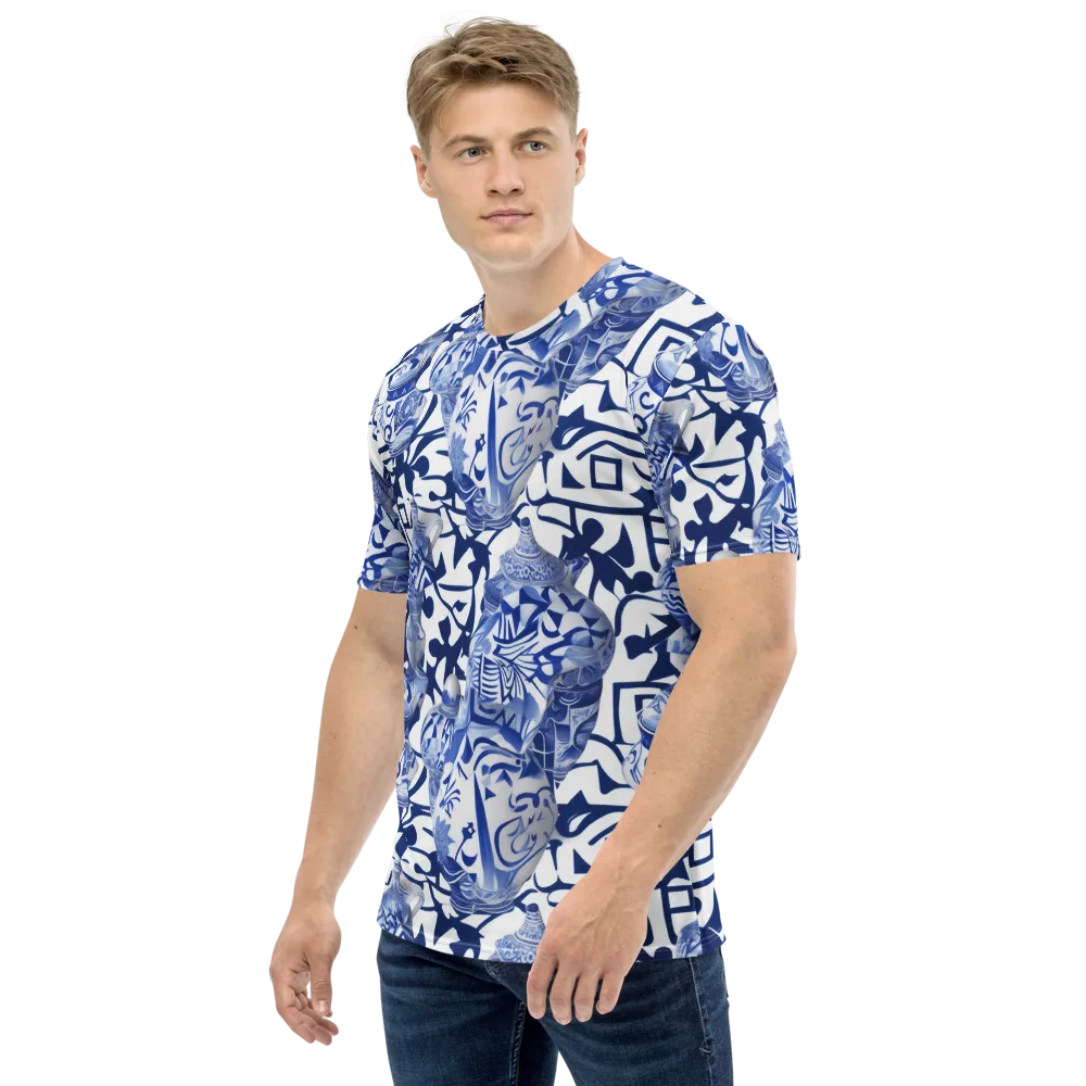 Cobalt Ceramics on Men's Crew Neck T-Shirt — Left
