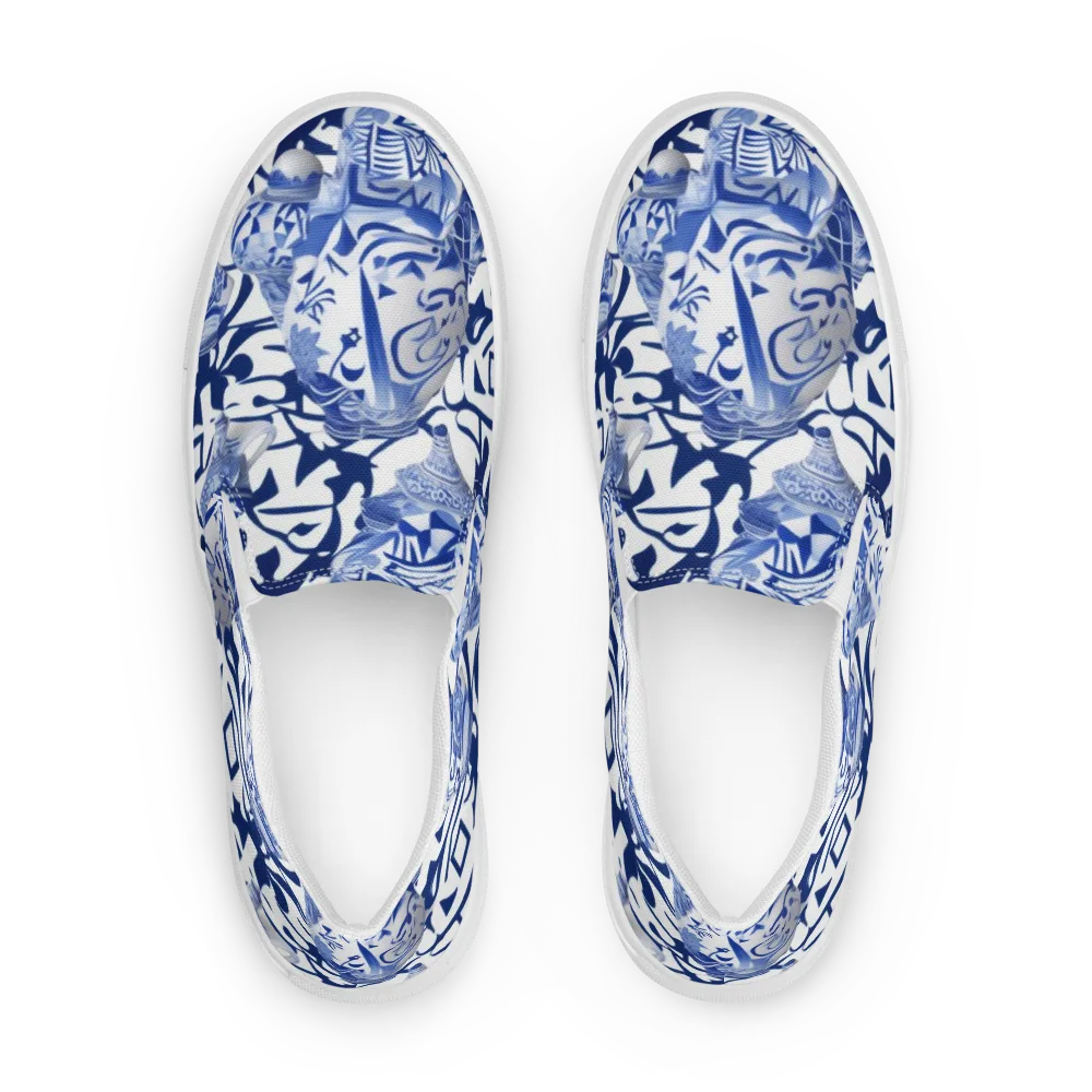 Cobalt Ceramics on Men's Slip-On Canvas Shoes — Front
