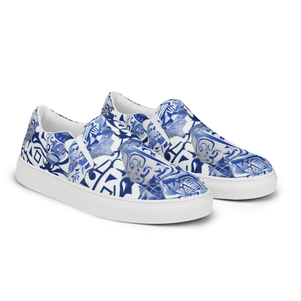 Cobalt Ceramics on Men's Slip-On Canvas Shoes — Right Front