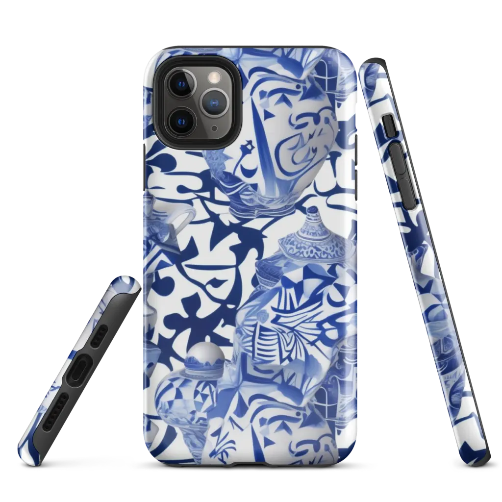 Cobalt Ceramics on Tough Case for iPhone® — Front