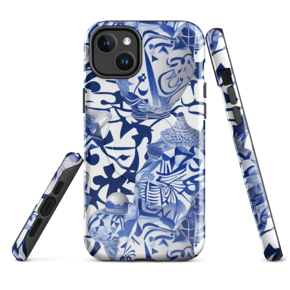 Cobalt Ceramics on MagSafe Tough Case for iPhone® — Front