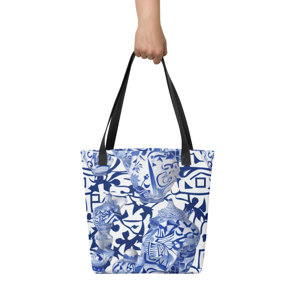 Cobalt Ceramics on Tote Bag — Front