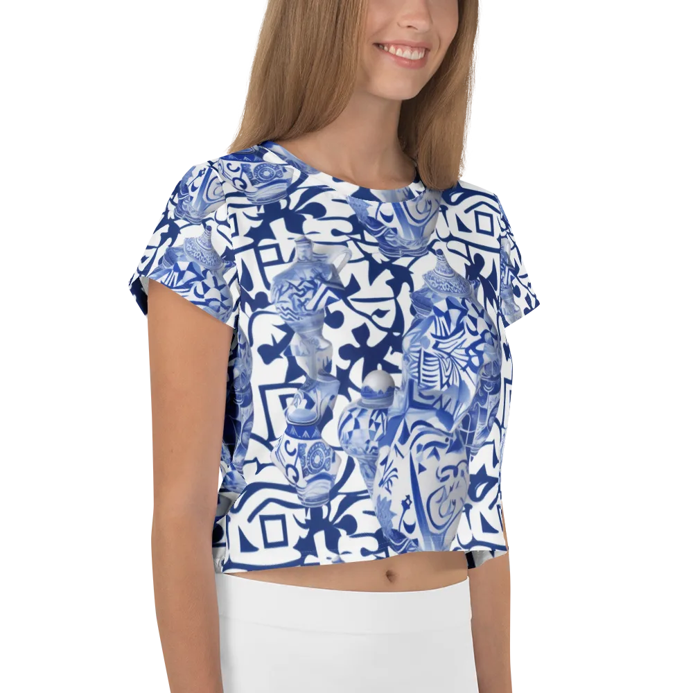 Cobalt Ceramics on Crop Tee — Right