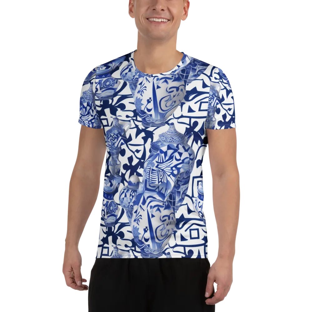Cobalt Ceramics on Men's Athletic T-Shirt — Front