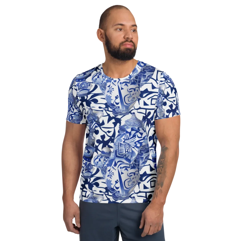 Cobalt Ceramics on Men's Athletic T-Shirt — Front