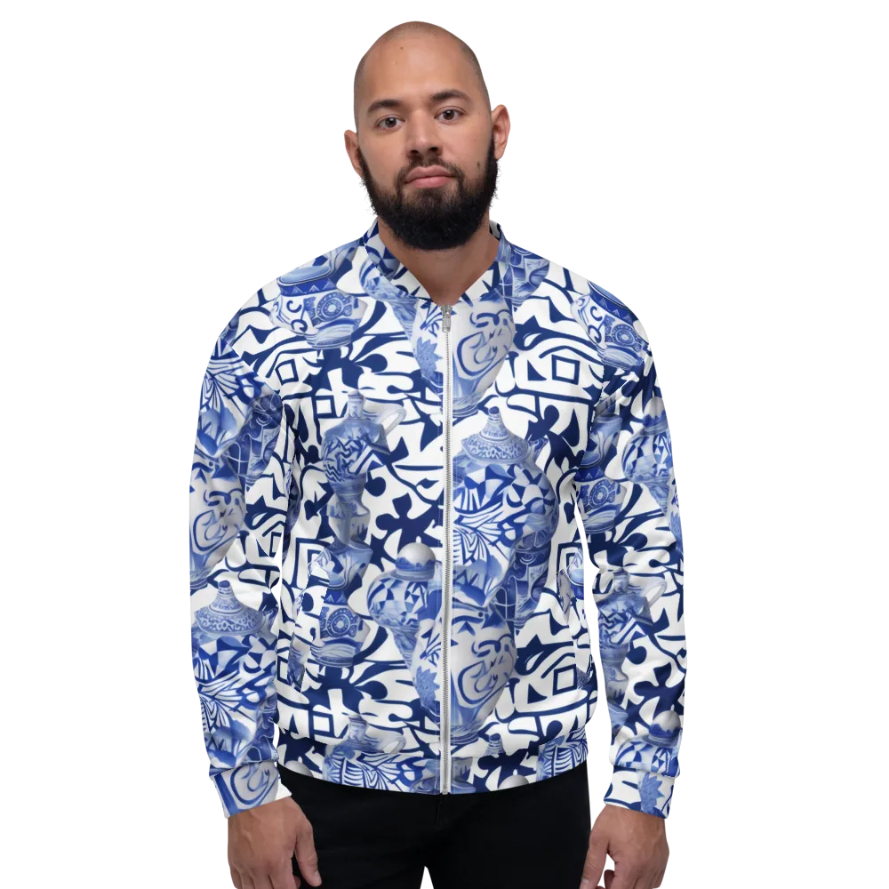 Cobalt Ceramics on Bomber Jacket — Front