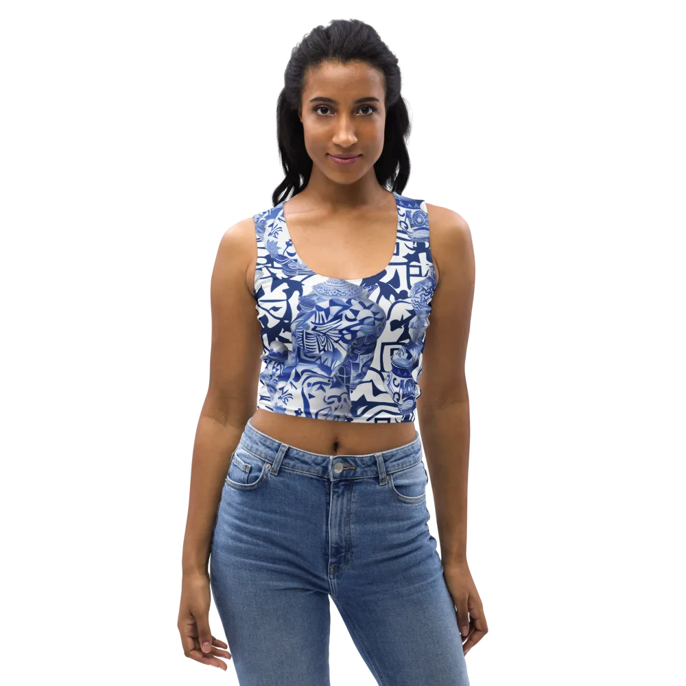 Cobalt Ceramics on Crop Top — Front