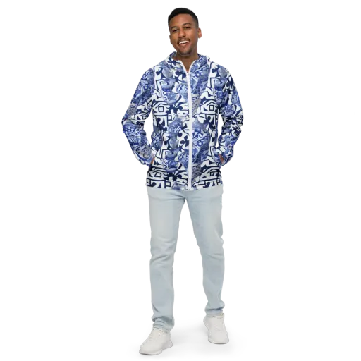 Cobalt Ceramics on a Men's Windbreaker