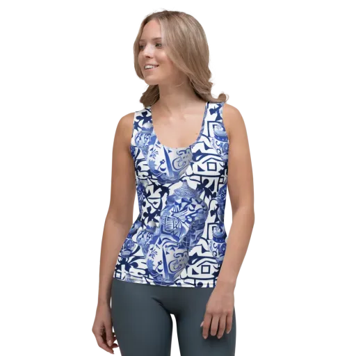 Cobalt Ceramics on a Women's Tank Top