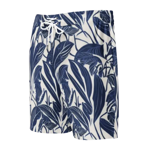 Blue Garden on a Men's Board Shorts