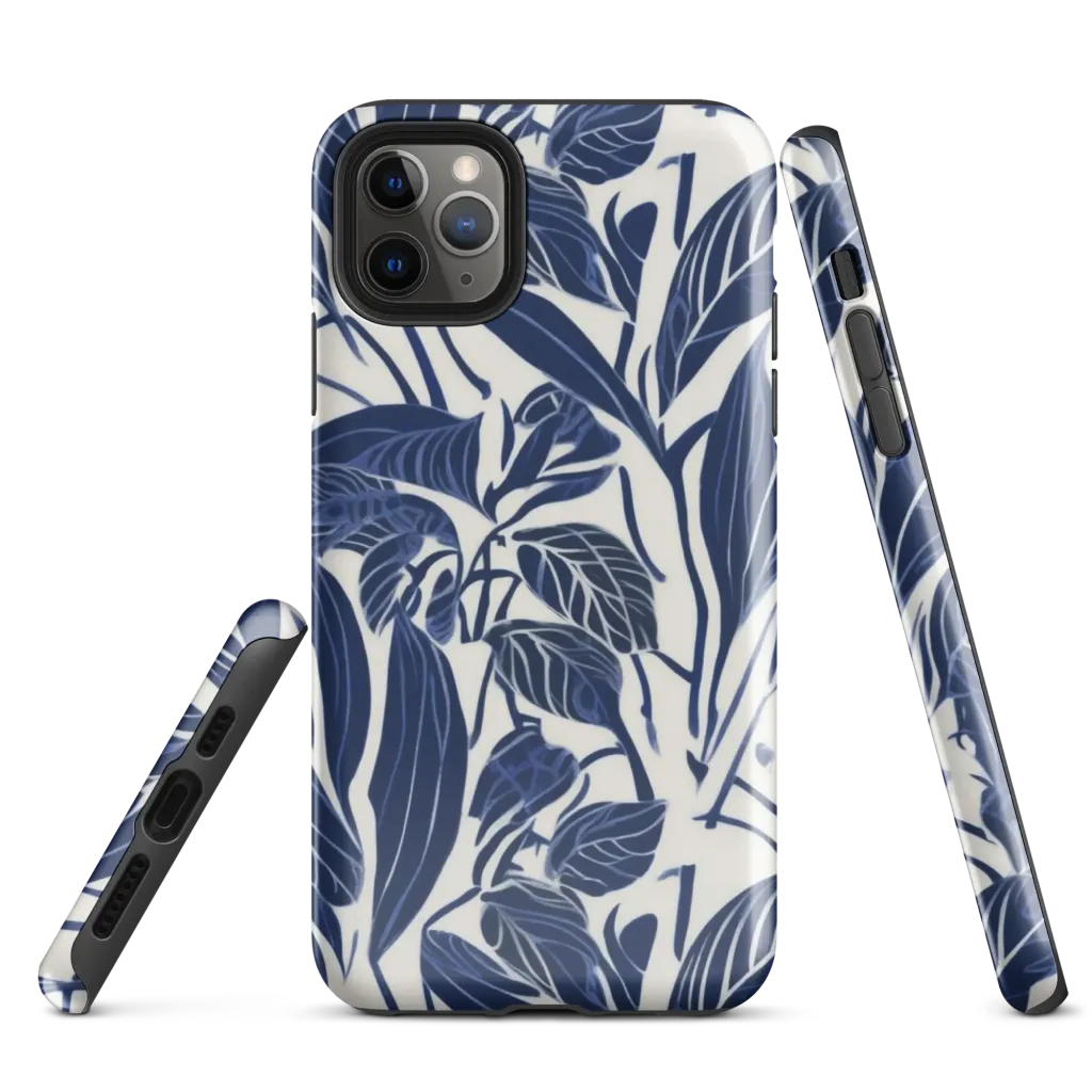 Blue Garden on Tough Case for iPhone® — Front
