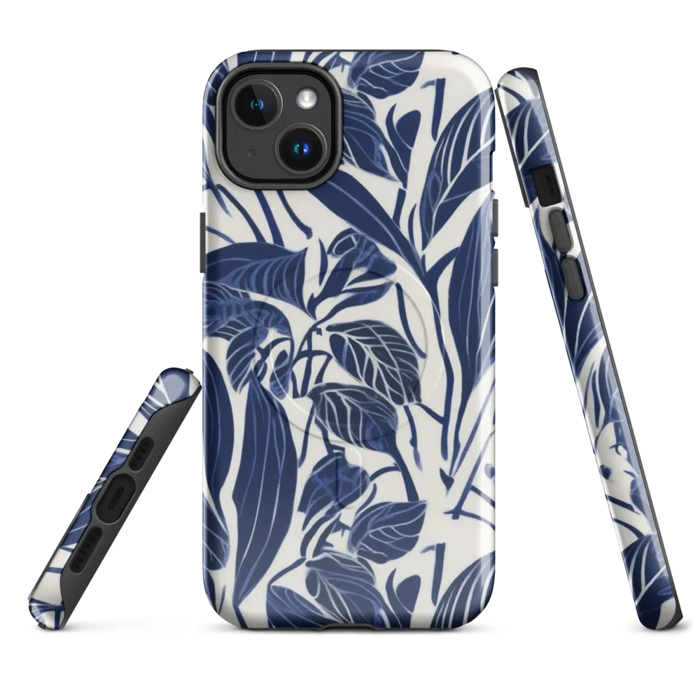Blue Garden on MagSafe Tough Case for iPhone® — Front