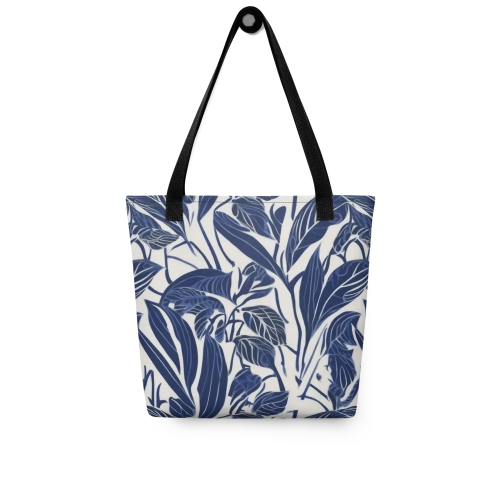 Blue Garden on Tote Bag — Front