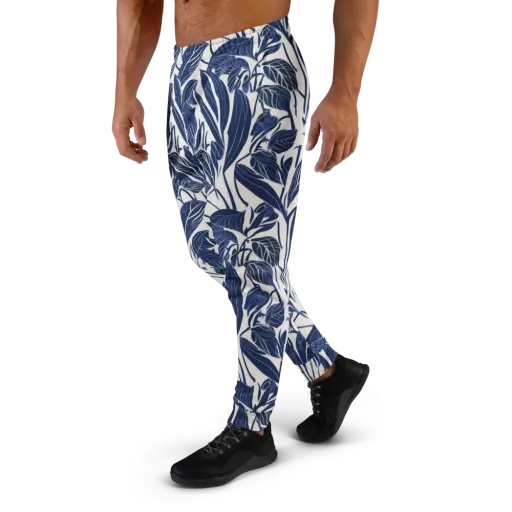 Blue Garden on a Men's Joggers