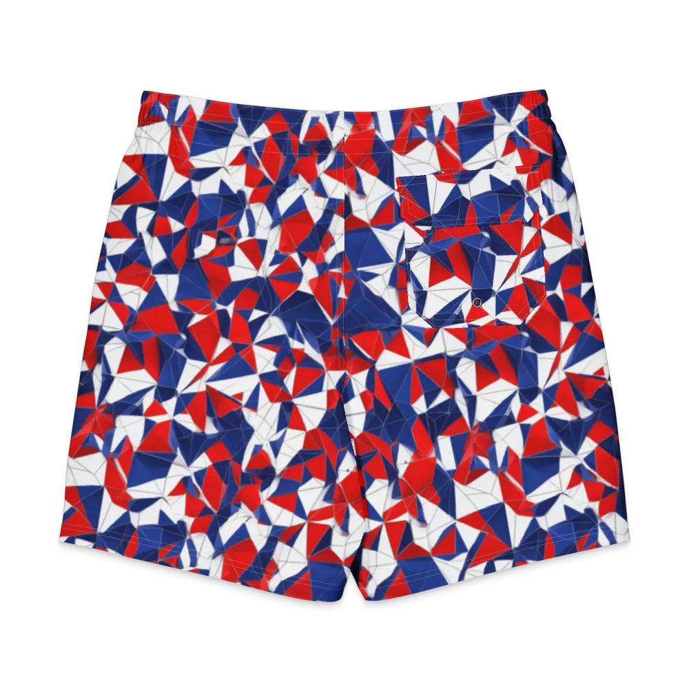 Patriot Prism on Men's Board Shorts — Back